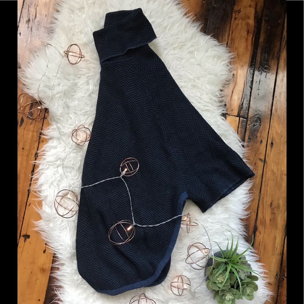 Loft Poncho Pullover Sweater